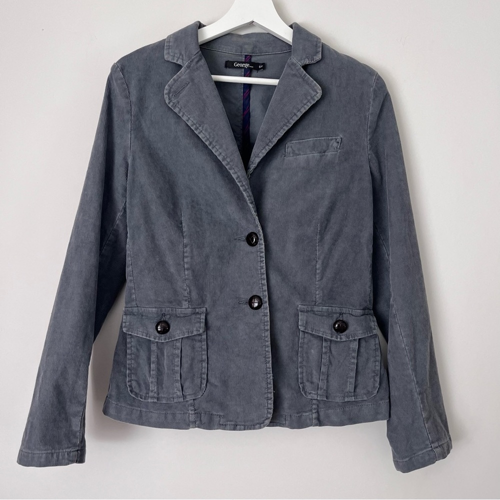 2000s Blue/Grey Women's Blazer